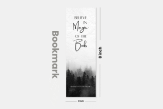 Black and White Bookmark - 2x8 inches | 300GSM Paper